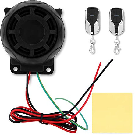 Système d'alarme Moto 12V Kit de sécurité antivol Télécommande bidirectionnelle Alarme de sécurité antivol 115dB Dispositif d'alarme Moto Super Bruyant
