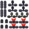Hydrogarden 20 Pcs Irrigation Fittings Kit,1/2 inch Pipe/Hose Irrigation Connector Pack 4 Tees 4 Couplings 4 Ends 4 Elbows 4 Switch Valves Barbed Connectors for Drip Sprinkler Systems