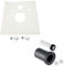 Duravit D-Neo WC-Set wandhängend mit Beschichtung und WC-Sitz + Schallschutz ohne WC mit Schallschutz mit Anschluss-Set