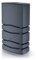 Ondis24 Regenwasser Wandtank Regenfass Aqua Tower 350 L anthrazit mit Revisionsöffnung (350 Liter)