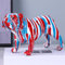 orenm Bulldoggen-Statue, Heimdekoration, Graffiti-Kunst-Sammelfigur, Harz-Skulpturen, Kunsthandwerk, Ornamente, Innenbereich, Wohnzimmer, Büro, Studio, Bücherregal, Dekoration, Geschenke