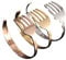 BISONBLUE Bracelets Men Bracelet Gift Creative Design Fork Cuff Bracelet For Women Personality Trend Party Three Colors Optional