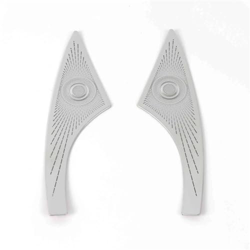 BROGEH Horn Cover Decoration Frame,for VW Scirocco R 2015-2021,Horn Rim Panel Frame Sticker Decorative Interior Accessories,B-Upper SS Silver