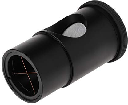 Oculaire de Cheshire en métal de 3,25 cm sans La-ser pour télescope réflecteur newtonien, version courte, collimateur portable pour télescopes Dobson, kit de collimateur de télescope