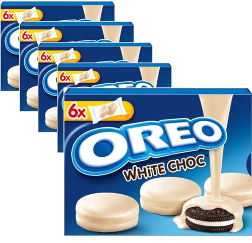 Oreo Cookies White Choc Schokolade 246 Gramm x 5 STÜCK