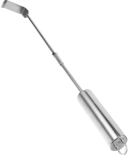 Alipis Charcoal Grill Ash Rake Hoe, Fireplace Wood Stove Pizza Oven Stainless Steel BBQ Cleaner Poker Scraper Pizza Oven Cleaner Grill Cleaning Tools