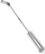 Alipis Charcoal Grill Ash Rake Hoe, Fireplace Wood Stove Pizza Oven Stainless Steel BBQ Cleaner Poker Scraper Pizza Oven Cleaner Grill Cleaning Tools