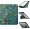 Youngme Étui fin pour Kobo Sage Origami en cuir PU léger avec fonction de mise en veille automatique pour Kobo Sage 2021 de 8 (fleur)