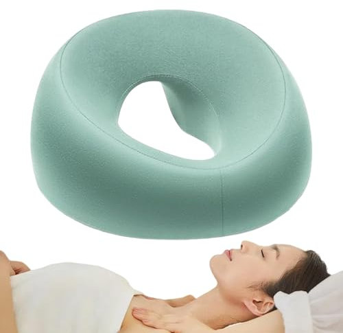 Ruhnjyg Massagekissen Gesicht nach unten | Kissen für Massageliegen | Bauchkissen Gesichtskissen Reise Nackenkissen für Flugzeug, Auto, Zug, Bus und Zuhause