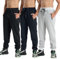 fovdtaa Pantalon de jogging pour garçon, coupe-vent et imperméable, pantalon de loisirs confortable, pantalon d'extérieur chaud pour l'automne pour enfants, #3se-gris clair/noir/bleu marine, 134/140