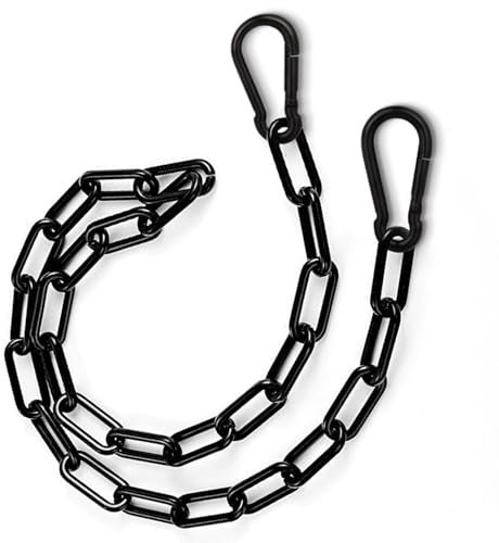 Heavy Duty Gate Chain Lock – 20 Inch Stainless Steel Chain with Carabiner, Secure Anti-Theft Gate Latch Lock for Outdoor Fences, Doors, and Sheds