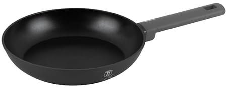 Berlinger Haus Bratpfanne 24 cm | Anthrazit Collection mit 3-fach TitanPro Antihaftbeschichtung | Turbo Induktionsboden | ECO-freundlich & spülmaschinengeeignet