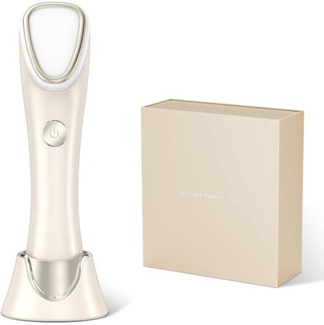 IBORRIA LED Rotlichttherapie Gerät – 3-in-1 Rotlichtlampe für Gesicht, Blau- & Infrarotlicht, Gesichtsmassagegerät gegen Falten, Hautverjüngung, Anti-Aging, 460nm Blau, 630nm Rot, 940nm Nah-Infrarot