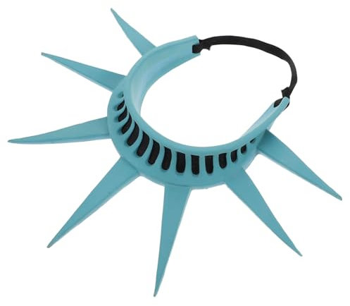 JUMPLAWN Kostenlose Statue Stirnband Statue Liberty Kostüm Kopfbedeckung Mit Fackel Auffälliges Stirnband Haarband Für Halloween-party Und Patriotische Veranstaltungen