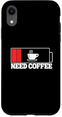 Coffee Lovers Need Coffee Battery Charging Case for iPhone XR