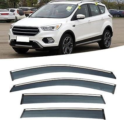 Auto Windabweiser Regenabweiser Für Ford KUGA C520 2013-2019,Windabweiser Auto Seite Fenster Windabweiser Wetter Schild Sonne Regen Guards