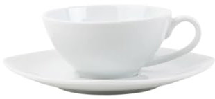 Holst Porzellan TT 101 FD 2-TLG. Tazza da tè in porcellana 0,20 L Fine Dining Bianco 2 set