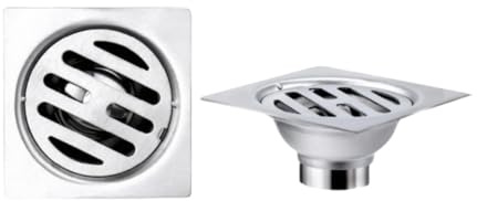 Bodenablauf Flach 8 * 8cm Kleiner Bodenablauf Aus Edelstahl Für Badezimmer Quadratisch Einweg