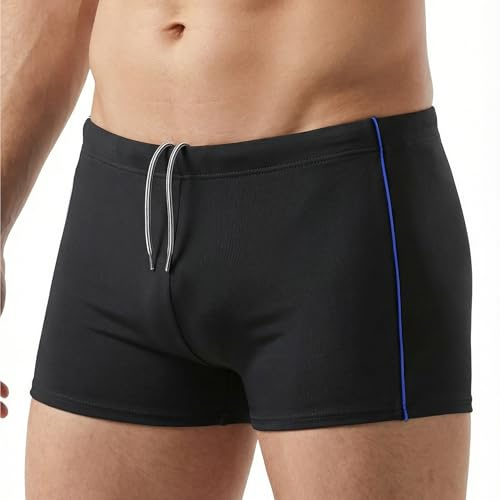 MANA MANA Costume Uomo Piscina Elastico Asciugatura Rapida Costume da Piscina Uomo Sportivo con Coulisse per Nuoto Mare Spiaggia Vacanze Costumi Piscina Uomo Taglie Comode