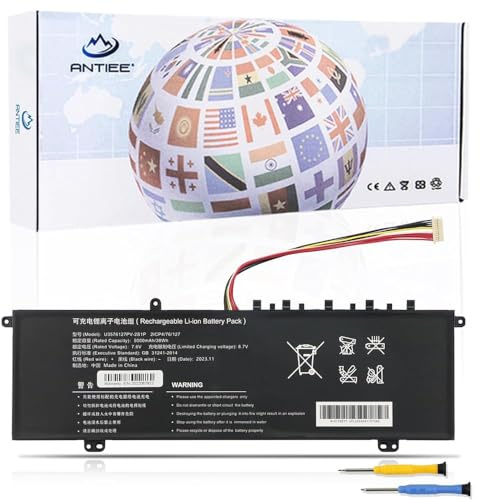 ANTIEE H-4886280P U3576127PV-2S1P Laptop Akku für Gateway GWTN156-11 GWTN156-11BK GWTN156-11BL GWTN156-11GN GWTN156-11RD Series U3576127PV U3576127 5080270P 4886280P 2ICP4/76/127 7.6V 38Wh