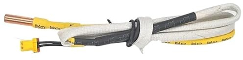 Compatible for AUX, Sensor de tubo de aire acondicionado Sensor de temperatura del aire cabezal térmico de aire acondicionado 10k Metal(20k)