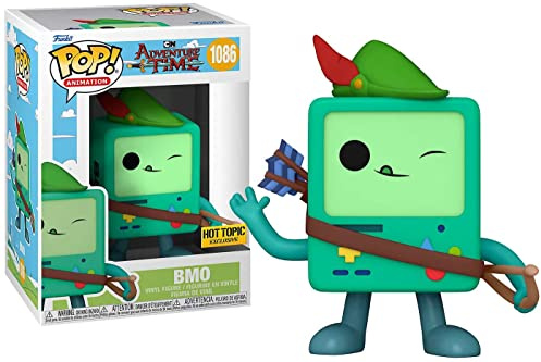 Funko POP! Animation: Adventure Time - BMO with Bow | Offizieller Fanartikel und Merch - Vinyl Sammelfigur als Regal Deko - Geschenkidee zum Geburtstag für Fans und Sammler