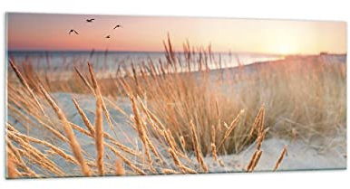 Bilder auf Glas 120x50cm Wandbild Glasdruck Landschaften Maritim - 4810