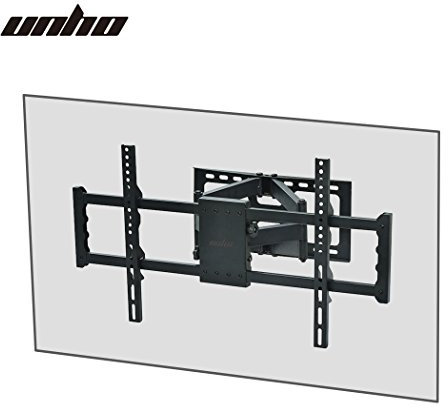 Support TV Mural Orientable Inclinable: Support Mural de TV Réglable Double Bras pour Ecrans Plats 4K LCD LED OLED Plasma de 30-85 Pouces (76-216cm) TV VESA Max 700x400mm Capacité de Charge Max 45kg