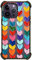 CASETiFY Ultra Impact Schutzhülle für iPhone 14 Pro Max [Falltest in Militärqualität, 3,5 m Fallschutz] – Klare gepunktete Herzen – Transparentes Schwarz