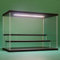 NONEMEY Vitrine Acrylique Transparent avec LED Boîte Vitrine d’Exposition pour Figurines, Collections, Minéraux,Présentoir Anti-Poussière à 2/3/4/5/6 Niveaux(Noir, 3Tier-31.5x18x23cm)