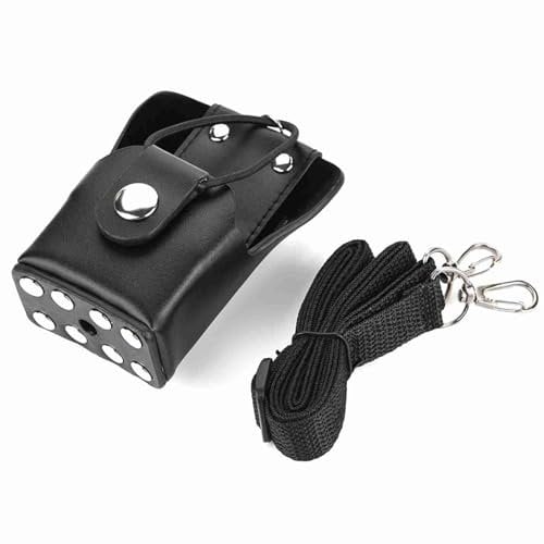 Leather Case Cover - Fits GP328plus, GP338plug, GP344, GP388 - Durable and Stylish Radio Holder with Lanyard