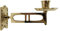 zeitzone Klavierleuchter Wandkerzenhalter Art Deco Schwenkbar Messing Poliert Antik-Stil