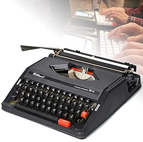 NOALED Machinery Schreibmaschine, altmodische manuelle Schreibmaschine, Klassische Nostalgie, tragbare Retro-manuelle Schreibmaschine, für Notizen oder Briefe oder kreatives Schreiben, Wri