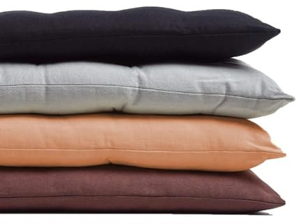 KYMMPL Tumbona para piscina, senderismo, cómoda tumbona con cojines acolchados con lazos, cojín para mecedora, interior y exterior (color naranja, 180 x 55 pulgadas)