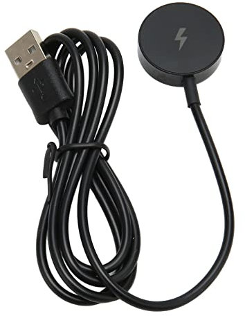 Pissente Magnetic Smart Watch Charger, 100cm Magnetic USB Charging Cable Fast Charging Charger Dock with Reliable Performance for Fossil Gen 1 2 3 Black (Black)