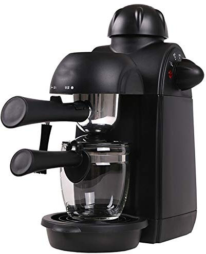 TVSKWMRQ Máquina de café eléctrica para espumar leche, máquina de café casera, Mini olla de molienda semiautomática de estilo italiano, cocinar vapor pequeño