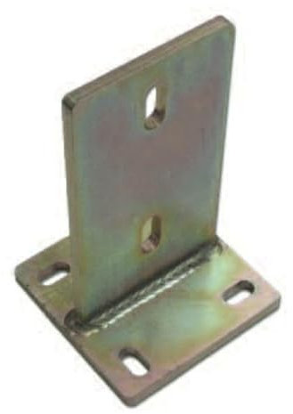 Supporto a scomparsa per travi, portapilastro a T con lama interna per montanti SPESSORE 8 MM