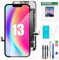 for iPhone 13 Screen Replacement HD 6.1 LCD Display and 3D Touch Digitizer Front Screen, Easy Installation with Repair Tools, Screen Protector for A2633 A2482 A2631 A2634 A2635 (for iphone 13)