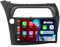 Android 14 Radio de Coche 9 Pulgadas Pantalla Táctil 2 DIN para Honda Civic 2006-2011 con Carplay Inalámbrico Android Auto Bluetooth GPS FM WiFi USB Apoyo Mandos Volante+AHD Cámara(B,U1(1+32))