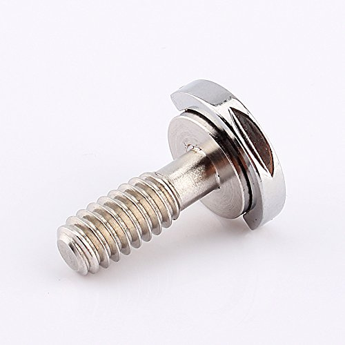 OEBUAFI 1/4in D Screw Adapter Stainless Steel Camera Tripod Plate with D for Secure Tool Less Mounting