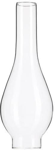 SILENRADAWN Pantalla de Vidrio para Lámpara de Aceite, Queroseno para Lampara, Repuesto Transparente, Resistente al Calor Viento, Estilo Retro