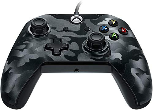 PDP Controller con Cavo Xbox One, Nero (Black Camo)