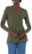 Amazon Essentials Women's Regular-Fit Long-Sleeve Crewneck T-Shirt (Available in Plus Size), Olive, L
