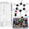 Chemie Molekülmodell, Organische Chemie Molekülmodell Set, 267 teiliges molekulares organisches anorganisches Struktur Set Atom Link Modell Set für Schüler und Lehrer
