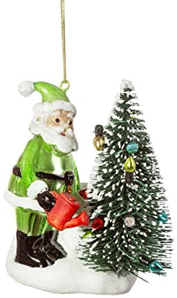 Sass & Belle Weihnachtskugel in Weihnachtsmann-Form
