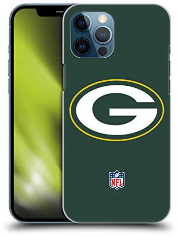 Head Case Designs Officially Licensed NFL Plain Green Bay Packers Logo Hard Back Case Compatible With Apple iPhone 12 Pro Max