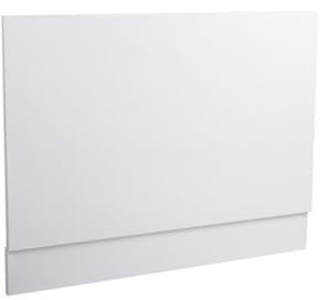 NRG Bath Panel Bathroom Moisture Resistant Wood MDF End Bath Panels Gloss White 750mm