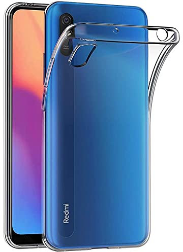 Verco Handyhülle für Xiaomi Redmi 9A Case, Handy Cover für Redmi 9A Hülle Transparent Dünn Klar Silikon, durchsichtig