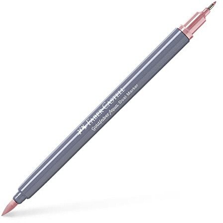 Faber-Castell Creative Studio Goldfaber Aqua Dual Marker, Blassrosa, Einzelmarker, für Kunst, Handwerk, Zeichnen, Skizzieren, Zuhause, Schule, Universität, Ausmalen