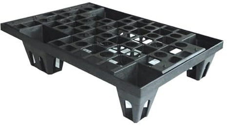 Colleoni.EU MiniPallet de polipropileno reciclado ecológico, fabricado en Italia, capacidad estática, 150 kg y carga dinámica 75 kg, lote de 1 unidad (1)